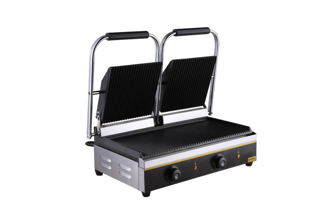 Blackstone Flat Top Gas Grill Electric Panini Sandwich Grill Grt-810A Hot Dog Grill Roller Sandwich Griller