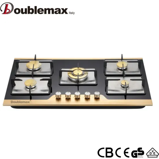 Hot Sale Cooktop Kitchen Built in 600cm Temperred Glass 4 Burner Gas Stove